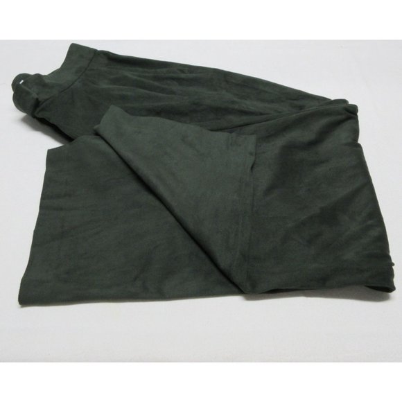 MANGO Suit faux suede pleated front tapered leg pants - Picture 4 of 12